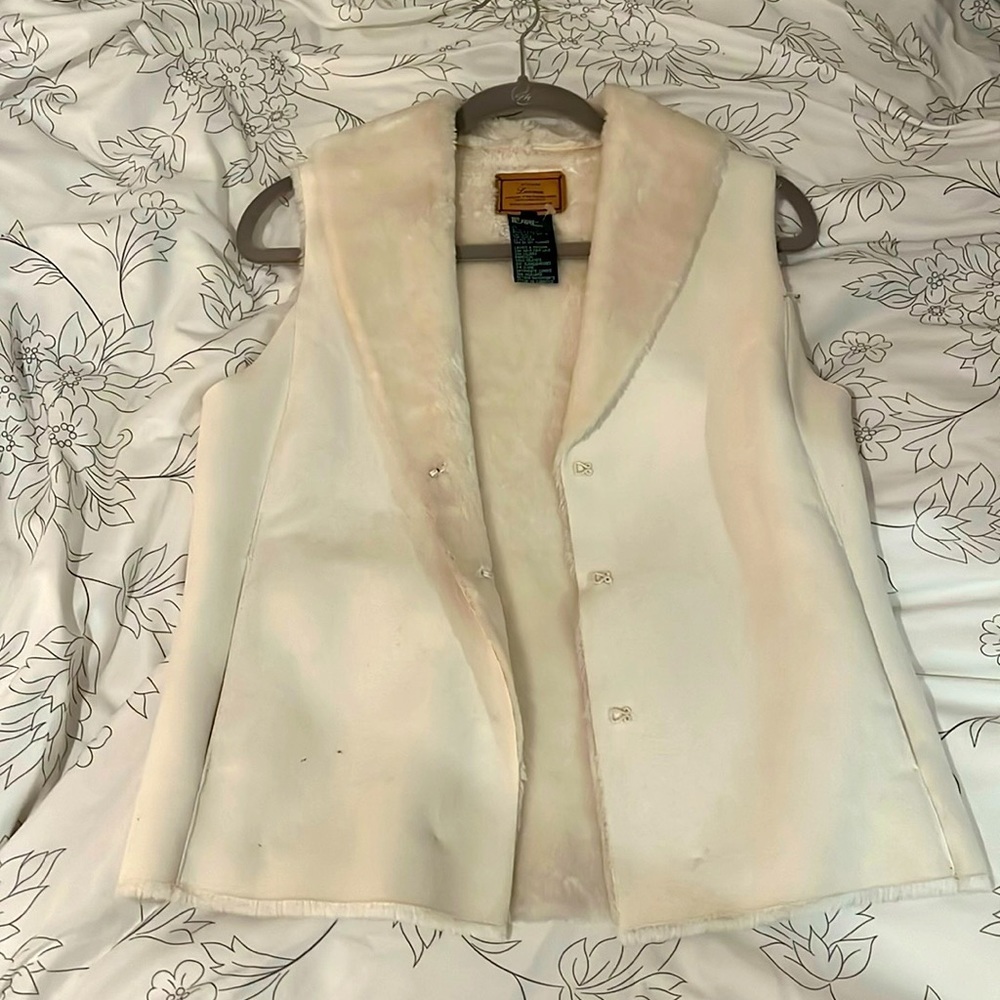 Ralph lauren fur lined vest